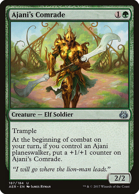 Ajani's Comrade (187) - Aether Revolt (AER)