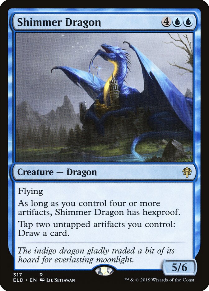 Shimmer Dragon (317) - Throne of Eldraine (ELD)
