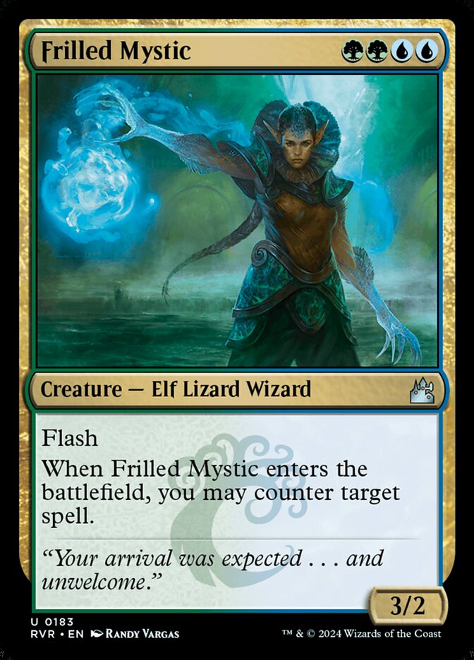Frilled Mystic (183) - Ravnica Remastered (RVR)