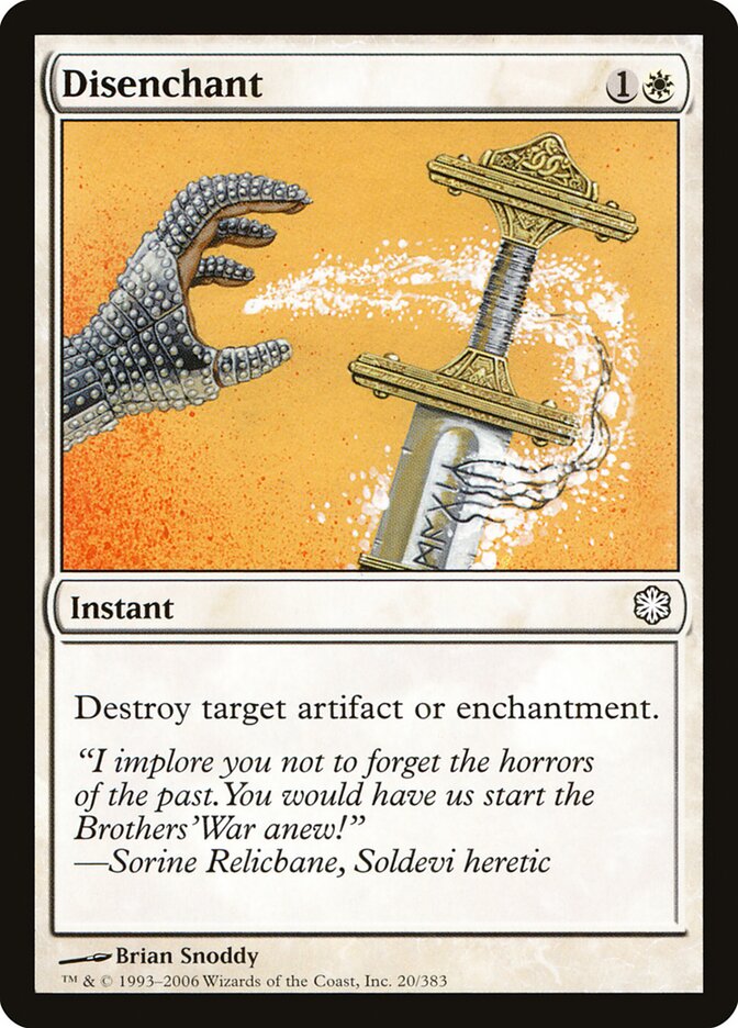 Disenchant (20) - Coldsnap Theme Decks (CST)