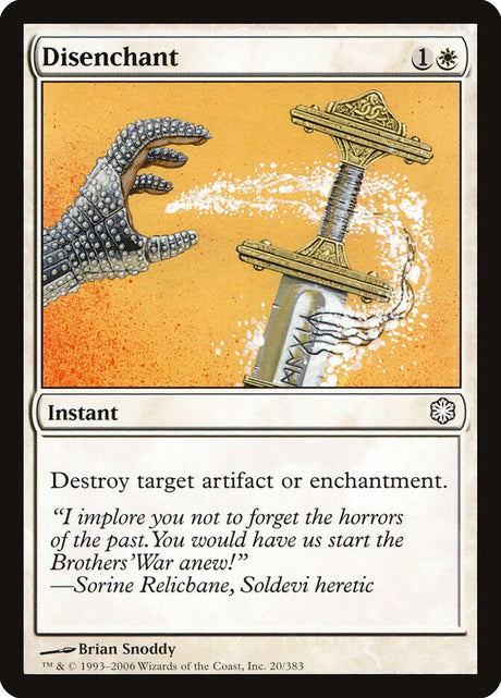 Disenchant (20) - Coldsnap Theme Decks (CST)