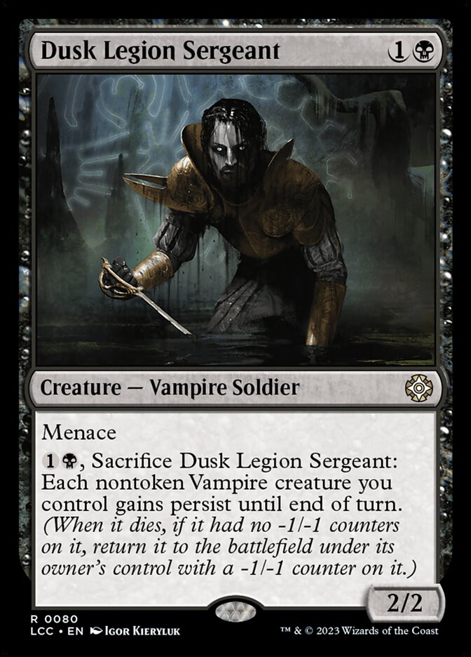 Dusk Legion Sergeant (80) - The Lost Caverns of Ixalan Commander (LCC)