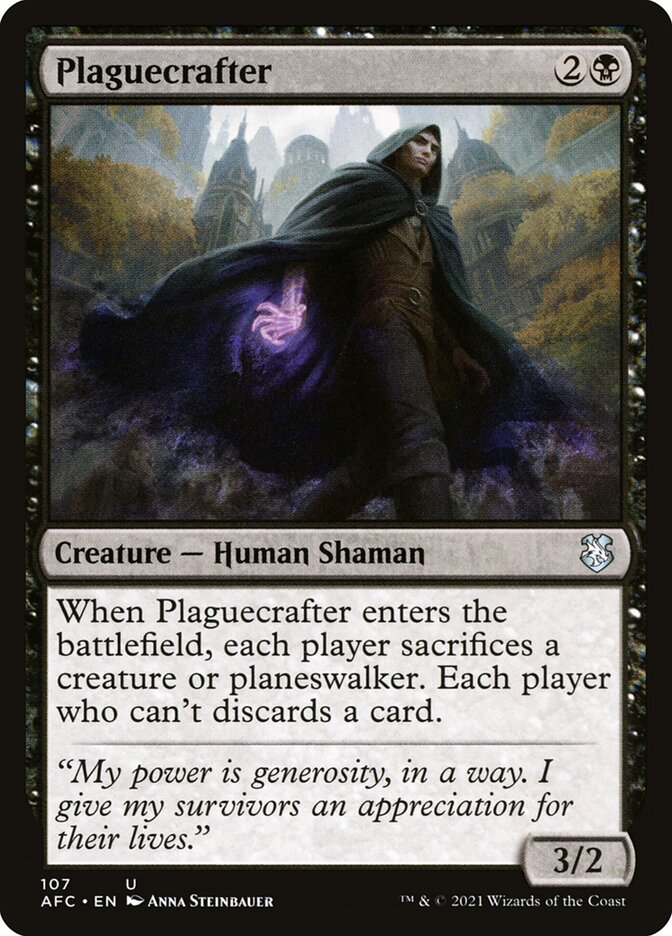 Plaguecrafter (107) - Forgotten Realms Commander (AFC)
