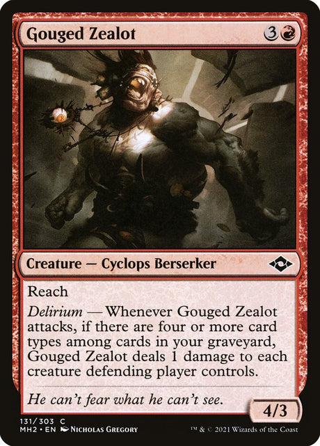Gouged Zealot (131) - Modern Horizons 2 (MH2)