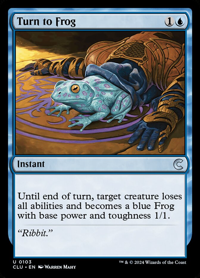 Turn to Frog (103) - Ravnica: Clue Edition (CLU)
