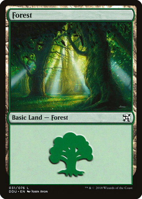 Forest (31) - Duel Decks: Elves vs. Inventors (DDU)