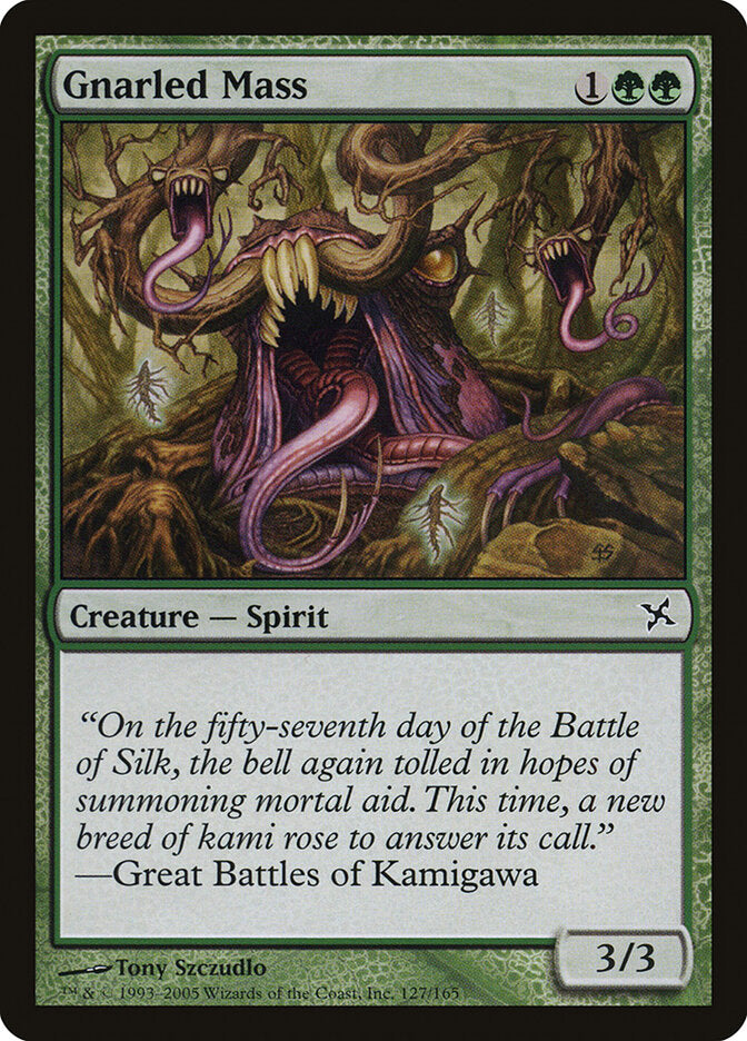 Gnarled Mass (127) - Betrayers of Kamigawa (BOK)