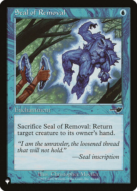 Seal of Removal (NEM-42) - The List (PLST)