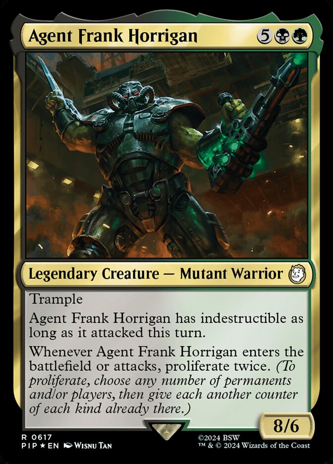 Agent Frank Horrigan - [Surge Foil] Fallout (PIP)