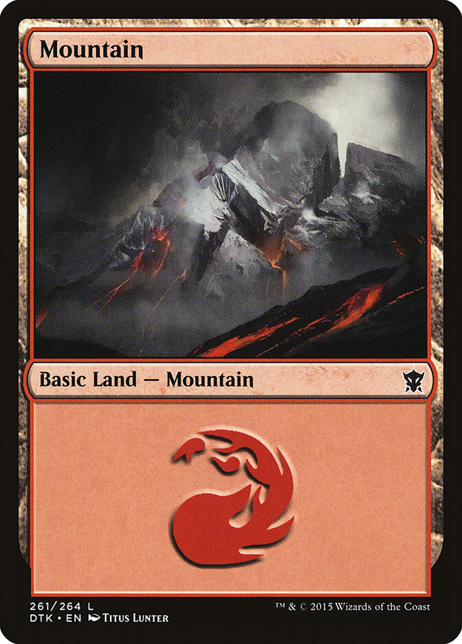 Mountain (261) - Dragons of Tarkir (DTK)