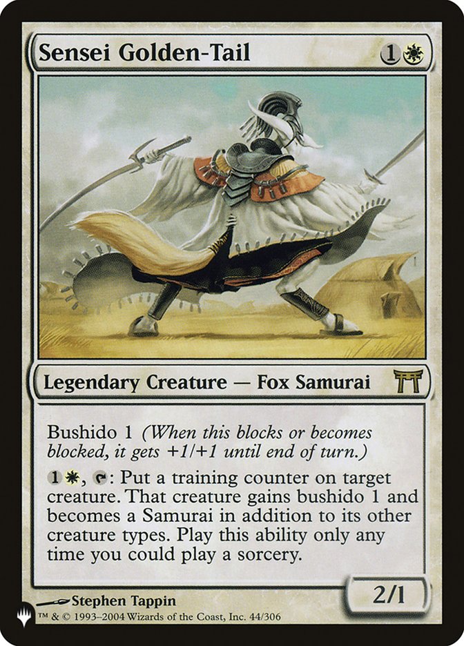 Sensei Golden-Tail - The List (PLST)