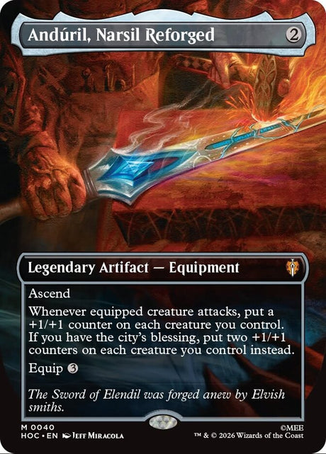 Andúril, Narsil Reforged (40) - The Hobbit Eternal (HOC)