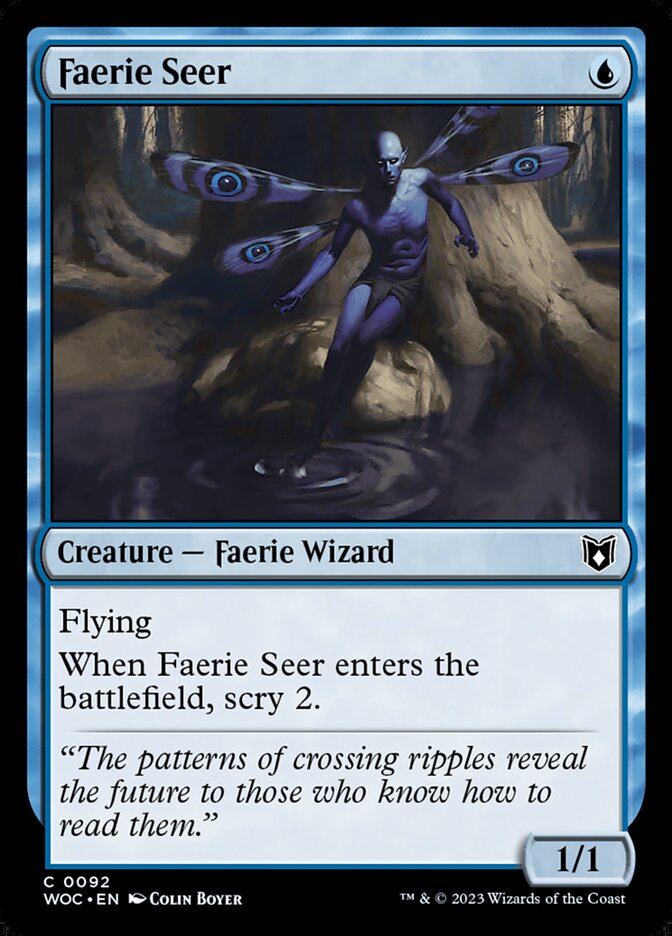 Faerie Seer (92) - Wilds of Eldraine Commander (WOC)