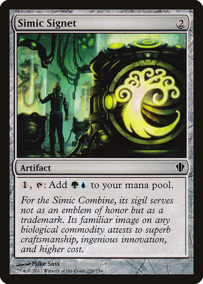 Simic Signet (258) - Commander 2013 (C13)