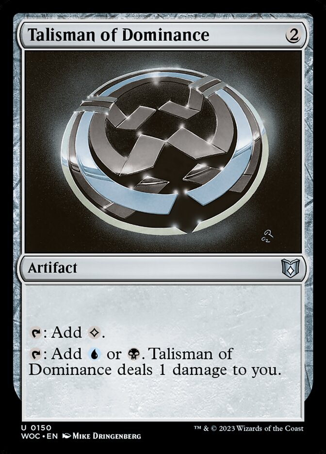 Talisman of Dominance (150) - Wilds of Eldraine Commander (WOC)