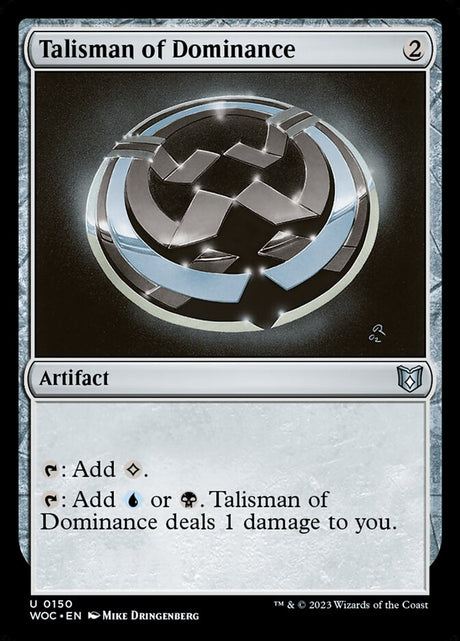 Talisman of Dominance (150) - Wilds of Eldraine Commander (WOC)