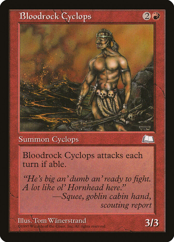 Bloodrock Cyclops (90) - Weatherlight (WTH)