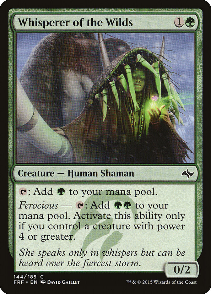 Whisperer of the Wilds (144) - Fate Reforged (FRF)