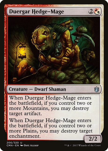 Duergar Hedge-Mage (200) - Commander Anthology (CMA)
