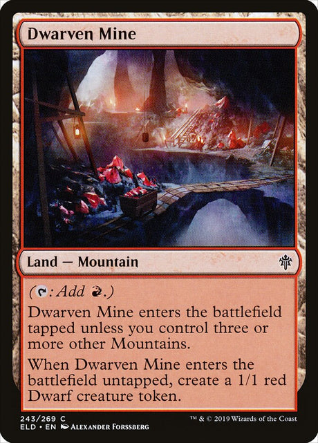 Dwarven Mine (243) - Throne of Eldraine (ELD)