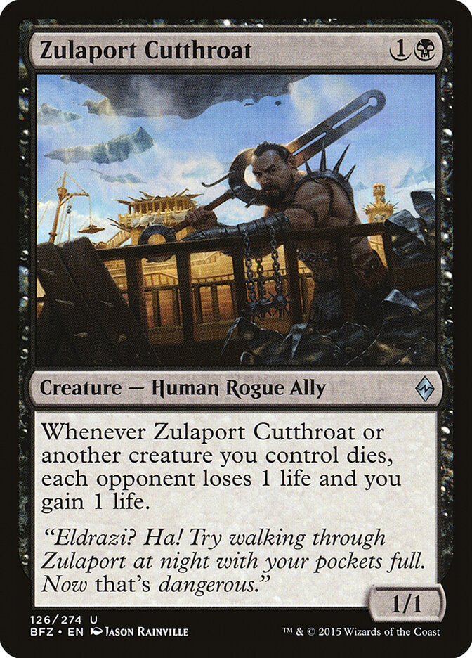 Zulaport Cutthroat (126) - Battle for Zendikar (BFZ)