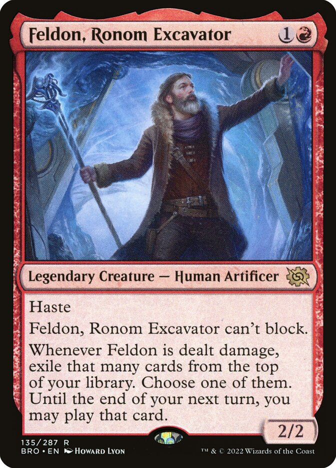 Feldon, Ronom Excavator (135) - The Brothers' War (BRO)