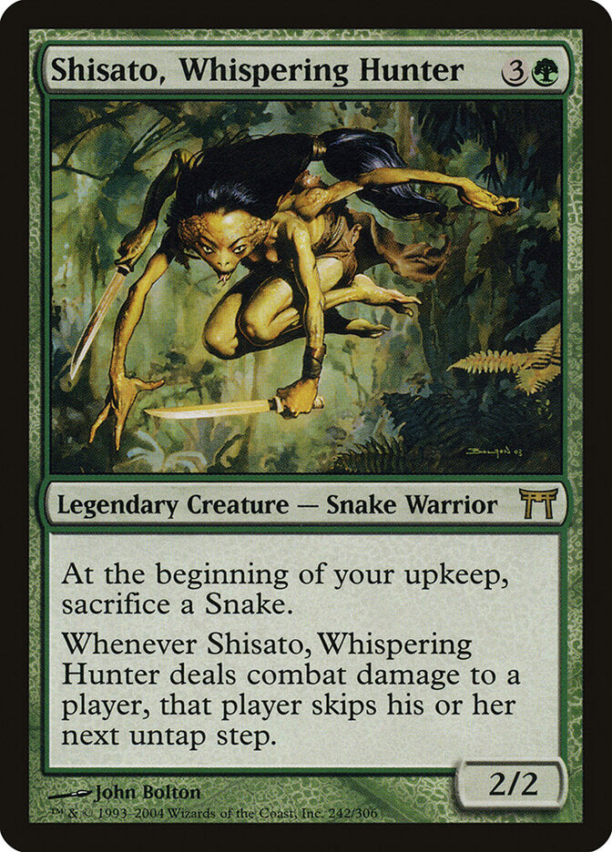 Shisato, Whispering Hunter (242) - Champions of Kamigawa (CHK)