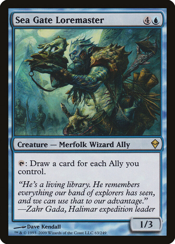 Sea Gate Loremaster (63) - Zendikar (ZEN)