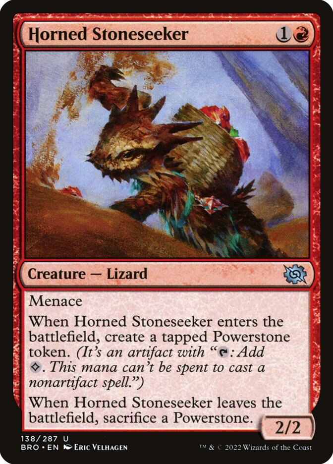 Horned Stoneseeker (138) - The Brothers' War (BRO)