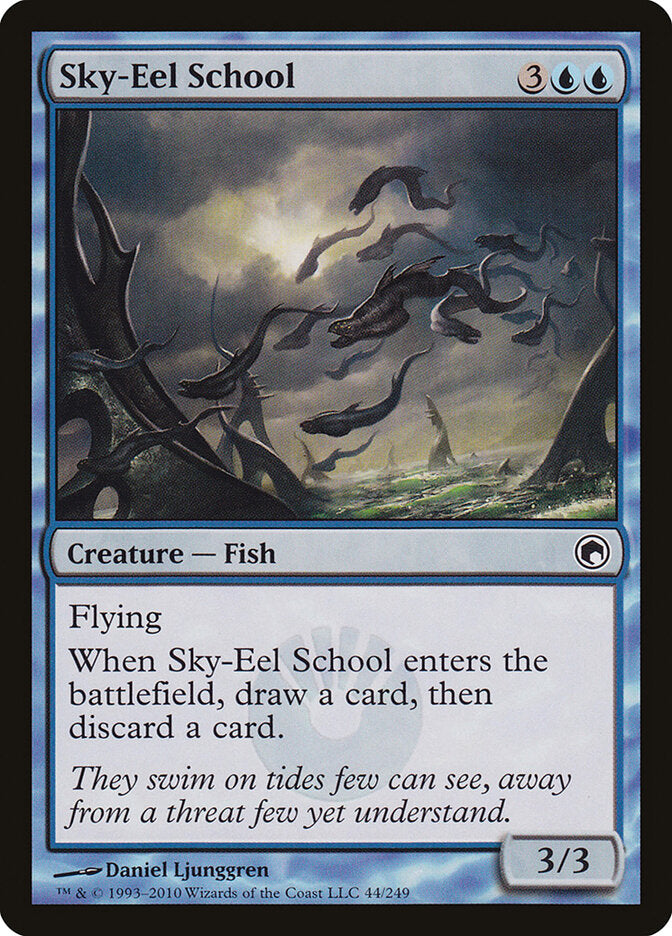 Sky-Eel School (44) - Scars of Mirrodin (SOM)