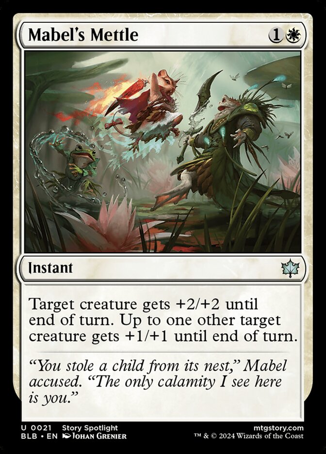 Mabel's Mettle - [Foil] Bloomburrow (BLB)