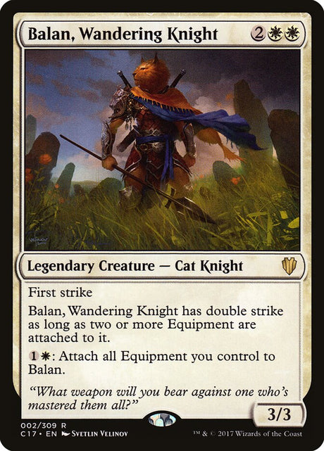 Balan, Wandering Knight (2) - Commander 2017 (C17)