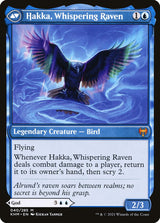 Alrund, God of the Cosmos // Hakka, Whispering Raven (40) - Kaldheim (KHM)