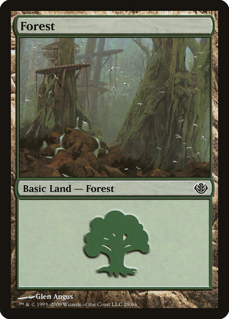 Forest (29) - Duel Decks: Garruk vs. Liliana (DDD)