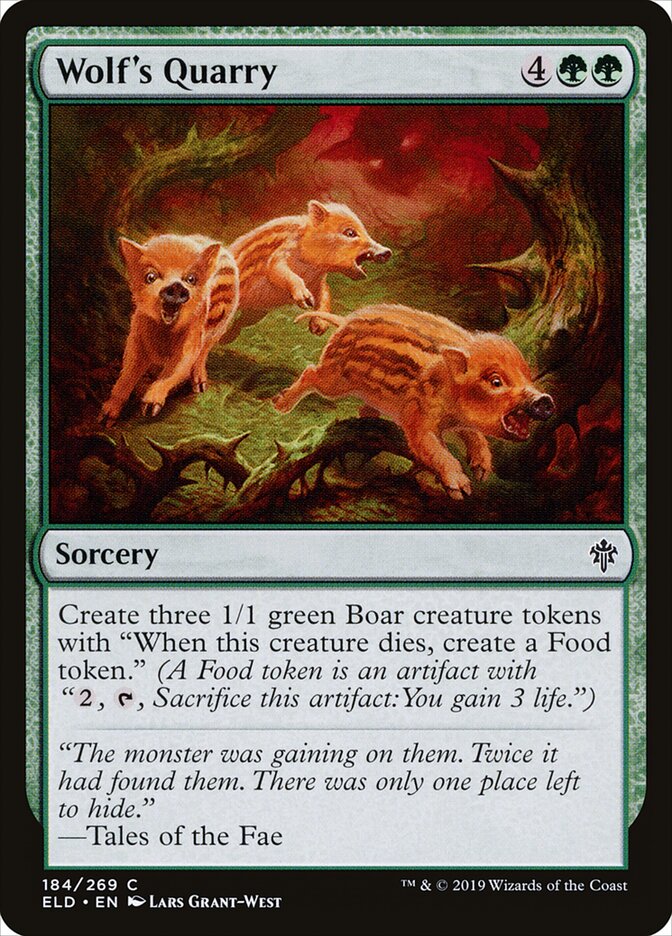 Wolf's Quarry (184) - Throne of Eldraine (ELD)