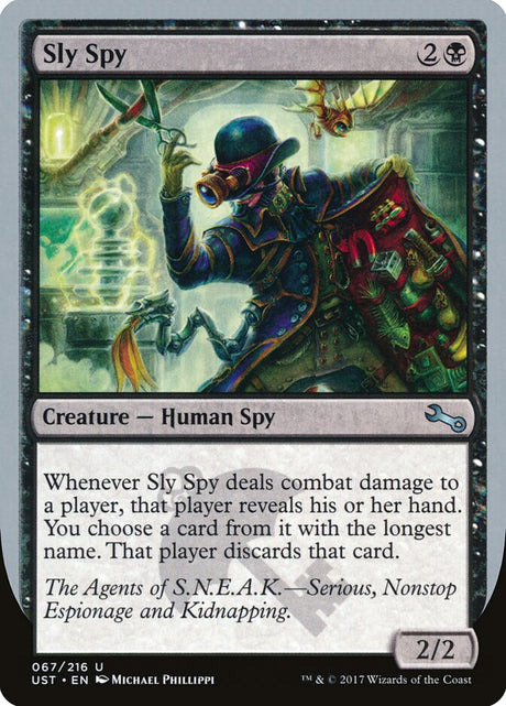 Sly Spy (67a) - Unstable (UST)