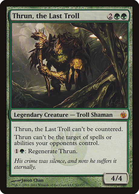 Thrun, the Last Troll (92) - Mirrodin Besieged (MBS)
