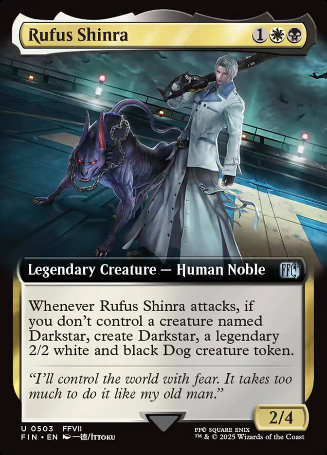 Rufus Shinra (503) - [Foil, Extended Art] Final Fantasy (FIN)