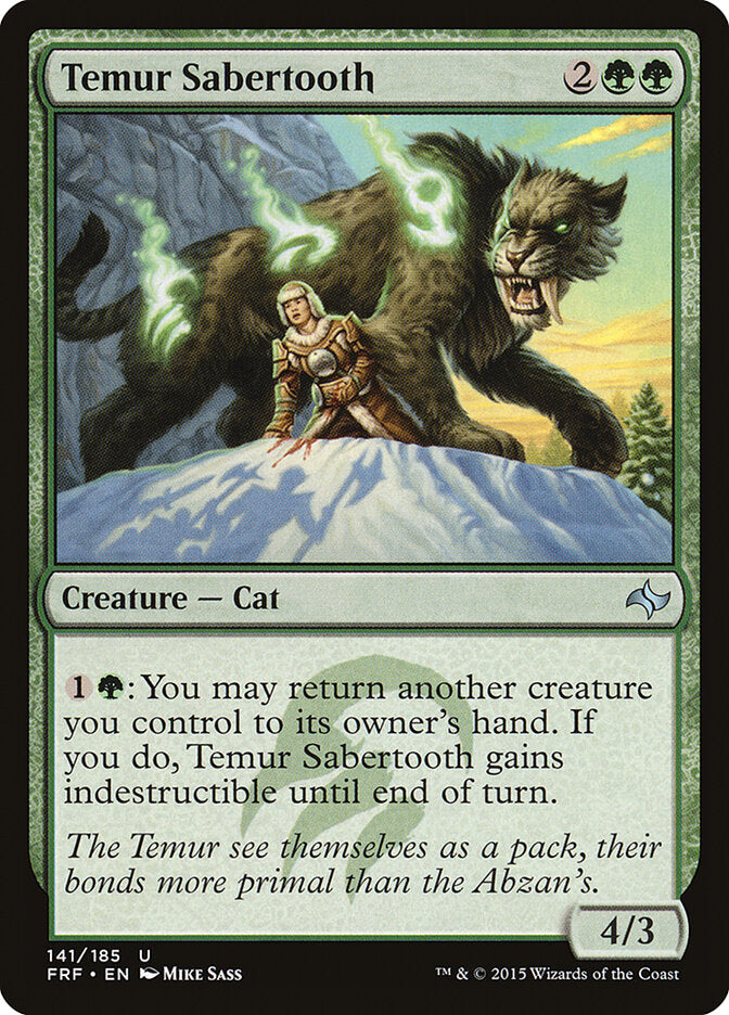 Temur Sabertooth (141) - Fate Reforged (FRF)