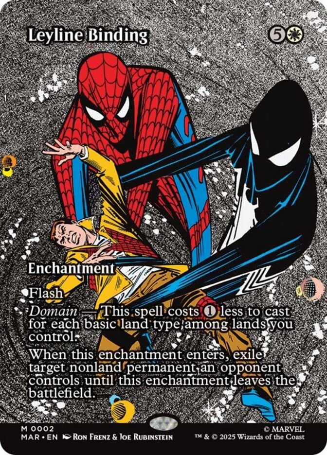 Leyline Binding (2) - [Borderless] Marvel Universe (MAR)