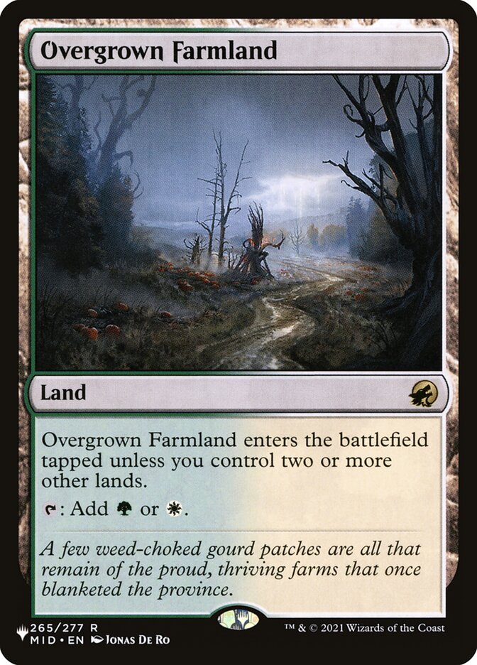 Overgrown Farmland (MID-265) - The List (PLST)