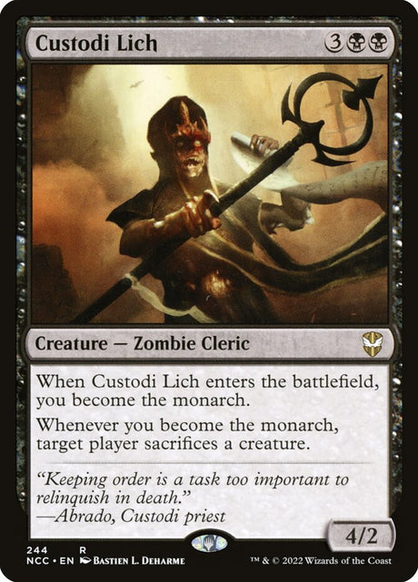 Custodi Lich (244) - New Capenna Commander (NCC)