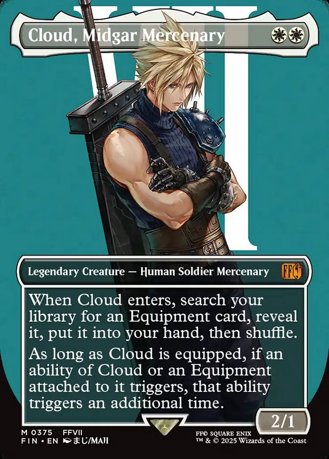 Cloud, Midgar Mercenary (375) - [Borderless] Final Fantasy (FIN)