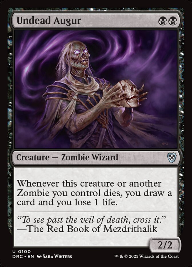 Undead Augur - Aetherdrift Commander (DRC)