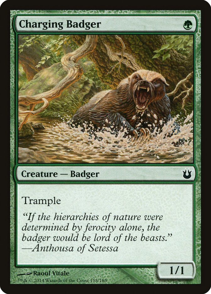Charging Badger (118) - Born of the Gods (BNG)