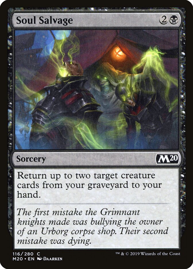 Soul Salvage (116) - Core Set 2020 (M20)