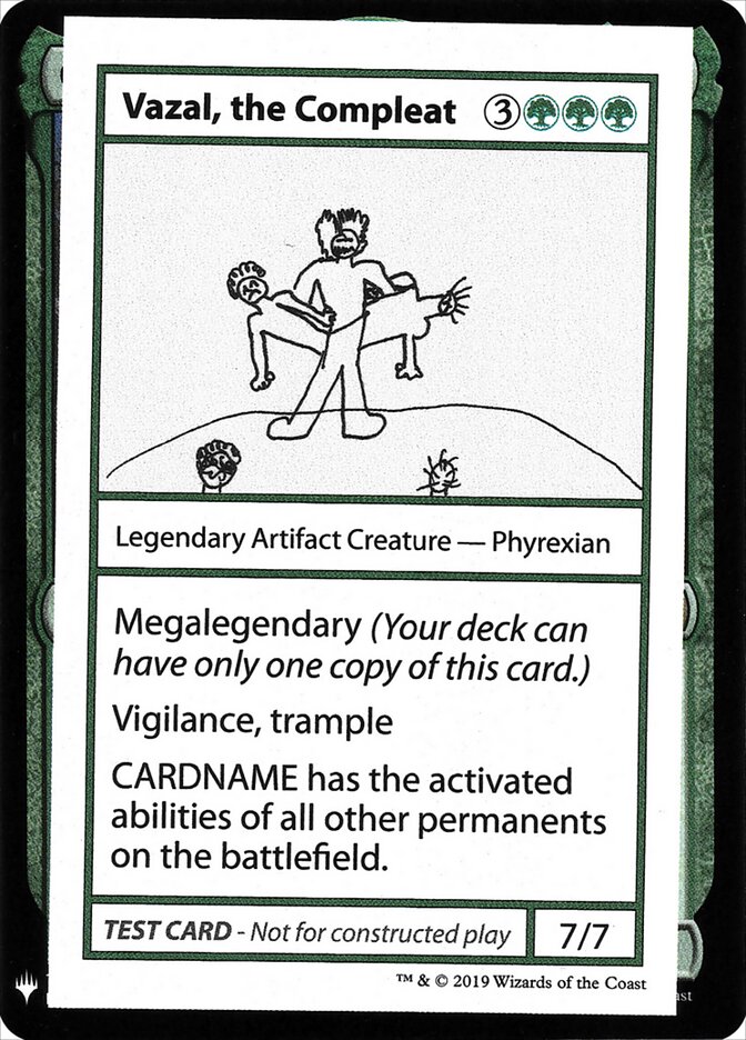 Vazal, the Compleat (85) - Mystery Booster Playtest Cards 2019 (CMB1)