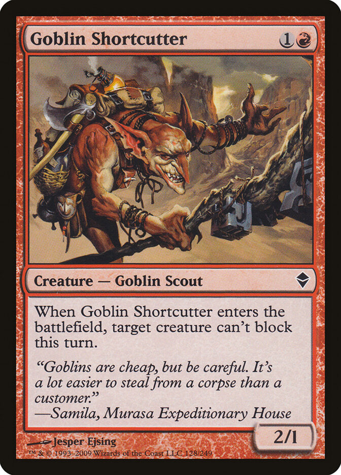 Goblin Shortcutter (128) - Zendikar (ZEN)