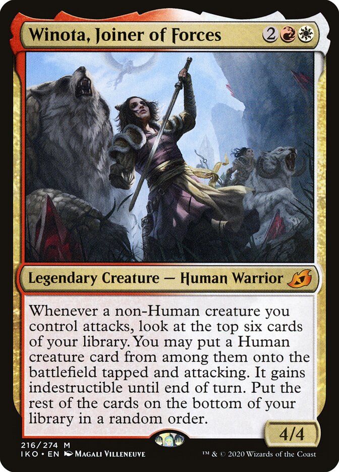 Winota, Joiner of Forces (216) - Ikoria: Lair of Behemoths (IKO)