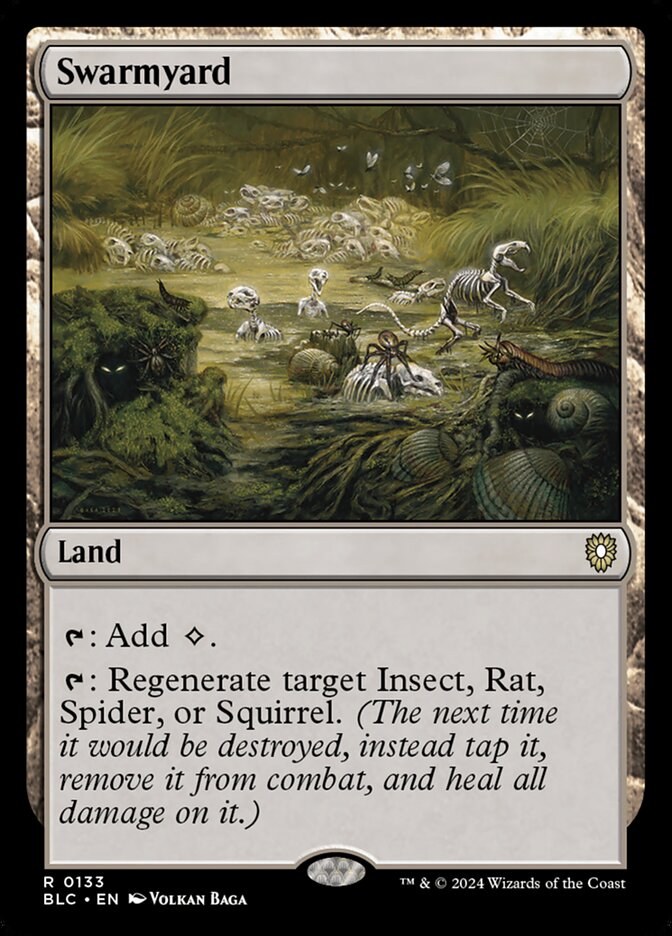 Swarmyard (133) - Bloomburrow Commander (BLC)